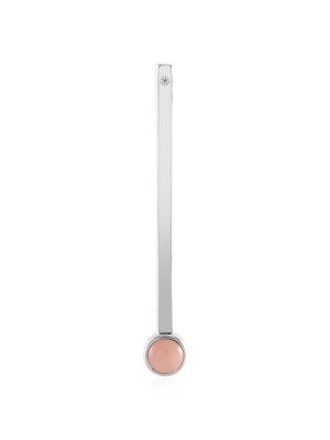 Pinkfarbener Opal-Silberanhänger (MONOSONO COLLECTION)