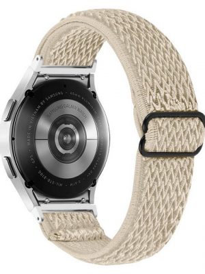 Resik Smartwatch-Armband "20mm Nylon-Schlaufenband kompatibel mit Samsung Galaxy Watch Active"