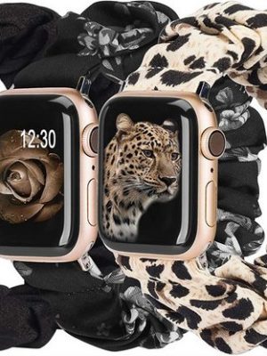 Resik Smartwatch-Armband "3 Packungen kompatibel mit Apple Watch Band Scrunchies"