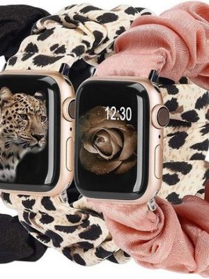 Resik Smartwatch-Armband "3 Packungen kompatibel mit Apple Watch Band Scrunchies 38 mm"
