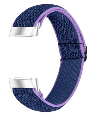 Resik Smartwatch-Armband "Nylon Einstellbar Elastisch Armband Kompatibel Mit Fitbit charge 5"