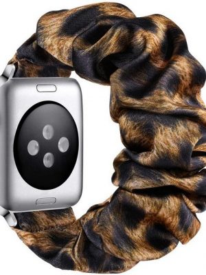 Resik Smartwatch-Armband "Scrunchie Elastisches Armband Kompatibel mit Apple Watch"