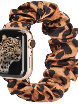 Resik Smartwatch-Armband "Scrunchie Elastisches Armband Kompatibel mit Apple Watch"