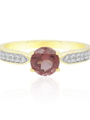 Roter Apatit-Goldring