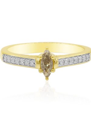 SI1 Argyle-Champagner-Diamant-Goldring (Mark Tremonti)