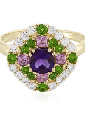 Sambia-Amethyst-Goldring (Adela Gold)
