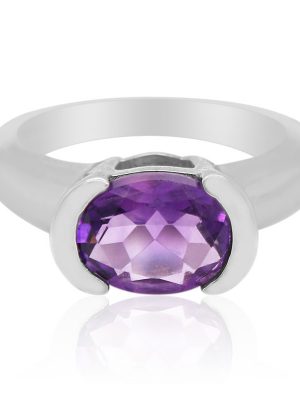 Sambia-Amethyst-Silberring