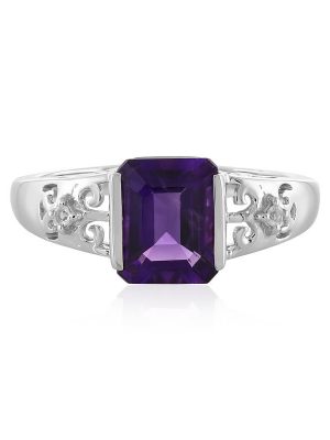 Sambia-Amethyst-Silberring