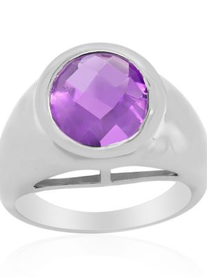 Sambia-Amethyst-Silberring