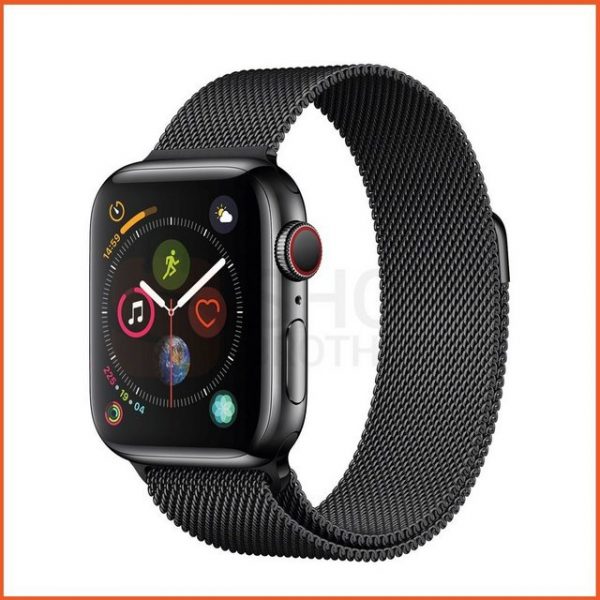 Shopbrothers Smartwatch-Armband "Edelstahl Milanese Magnetisch Armband Mesh Gewebe", Leicht, Magnetisch, Dünn