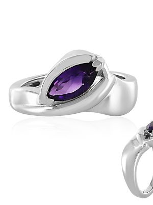 Sibirischer Amethyst-Silberring