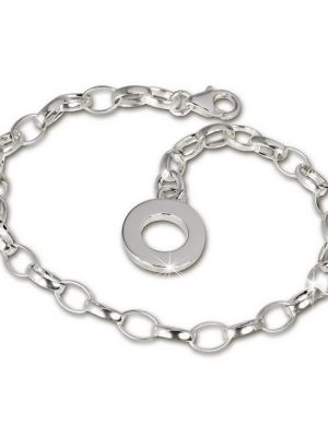SilberDream Charm-Armband "FC07XA SilberDream Charmsarmband für Silber Charms", Charmsarmband, 925 Sterling Silber, Farbe: silber, Made-In Germany