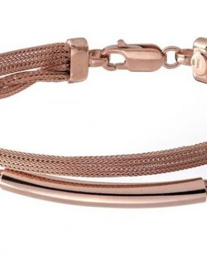 Silberkettenstore Armband "Fashion Armband - 925 Silber, rosé vergoldet"