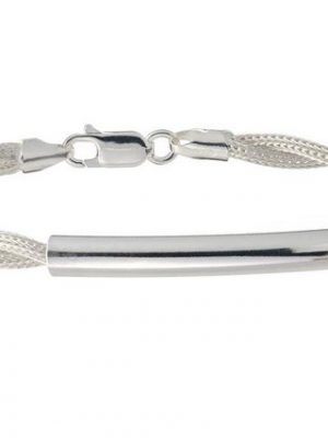 Silberkettenstore Armband "Fashion Armband - echt 925 Silber, Länge 17cm"