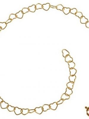 Silberkettenstore Goldarmband "Armband Herzen - 333 Gold - 17255 B, Länge: 18cm"