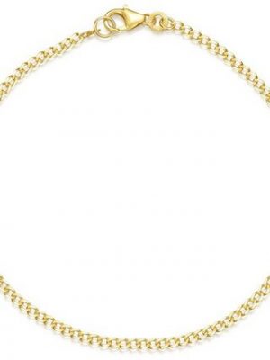 Silberkettenstore Goldarmband "Panzerkette Armband 2mm - 333 Gold - 37055 B Länge: 21cm"