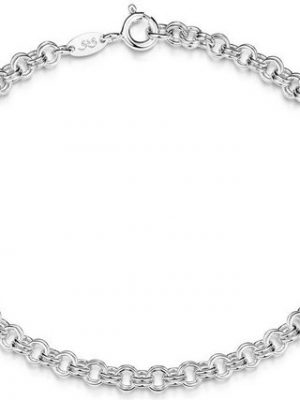 Silberkettenstore Silberarmband "Doppelerbskette Armband 3,6mm - 925 Silber"
