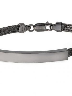 Silberkettenstore Silberarmband "Fashion Armband - 925 Silber, Ruthenium, 17-20cm wählbar"