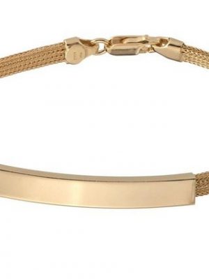 Silberkettenstore Silberarmband "Fashion Armband - 925 Silber, vergoldet"