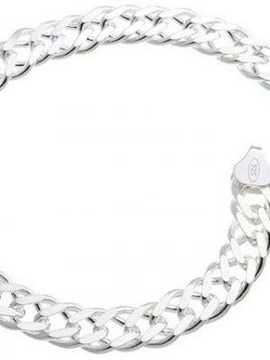 Silberkettenstore Silberarmband "Zwillingspanzerkette Armband 8mm - 925 Silber"