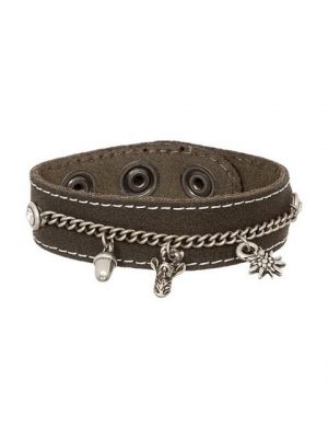 Sima Gürtel Armband "Armband 19-3703 Velour anthrazit"