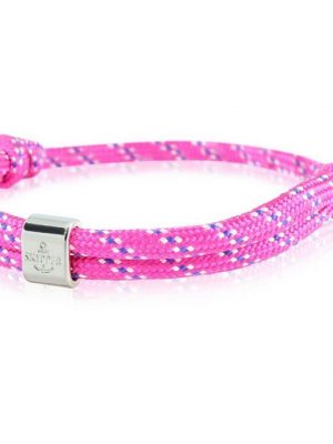 Skipper Armband "Skipper Armband Charm Knoten maritimes Armband Rosa/Blau/Grau 6785"