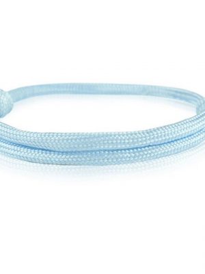 Skipper Armband "Skipper Armband Surferband Knoten maritimes Armband Nylon Hellblau 6735"