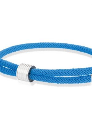 Skipper Armband "Skipper Armband Surferband maritimes Armband Nylon mit Zugverschluss Blau 8449"