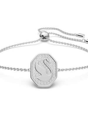 Swarovski Armband "Swarovski Armband 5621099 Signum Swan, weiß, rhodi" (kein Set, inkl. Schmuckbox)
