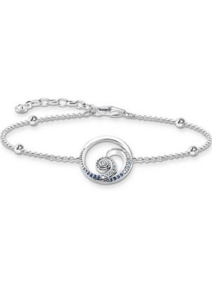 THOMAS SABO Armband "A2045-644-1 Armband Damen Welle mit Steinen Sterling-Silber"