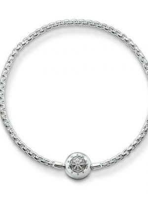 THOMAS SABO Armband "KA0001-001-12 Armband Damen für Beads Silber 18 cm"