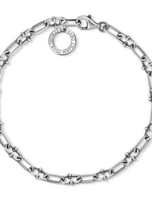 THOMAS SABO Armband "Rebel X0255-637-21 Charm-Armband Silber 18,5 cm"