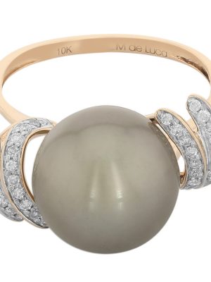 Tahitiperlen-Goldring (M de Luca)