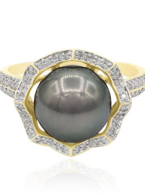 Tahitiperlen-Goldring (TPC)