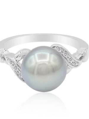 Tahitiperlen-Goldring (TPC)