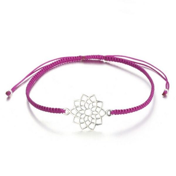 Tara Armband "Mandala Armband Kronenchakra Sahasrara aus Silber 925"