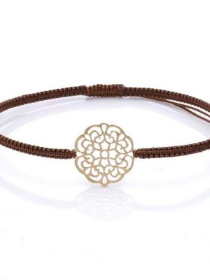 Tara Armband "Mandala Armband aus vergoldetem Silber 925"