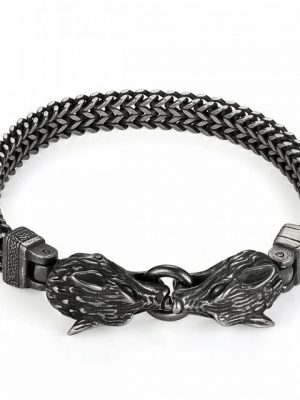 Tribal Spirit Steel Armband