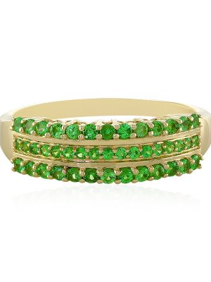 Tsavorit-Goldring (Adela Gold)
