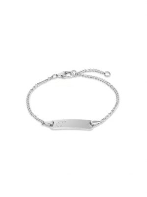 Unisex-I.D.-Armband 925er Silber FAVS. Silber
