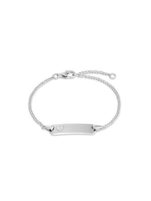 Unisex-I.D.-Armband 925er Silber FAVS. Silber