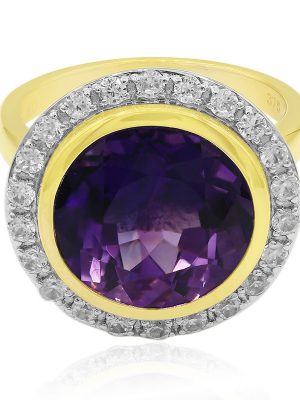 Uruguay-Amethyst-Goldring