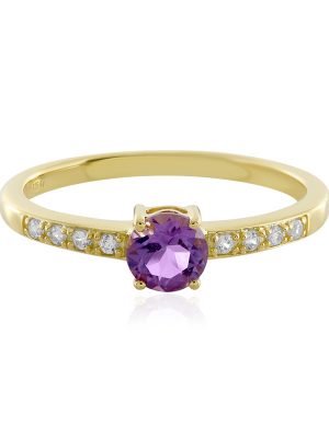 Uruguay-Amethyst-Silberring