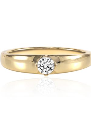 VS1 (F) Brillant-Goldring (adamantes [!])