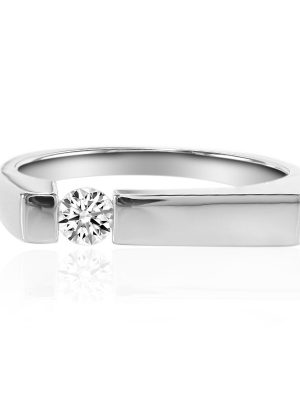 VS2 (G) Brillant-Goldring (adamantes [!])