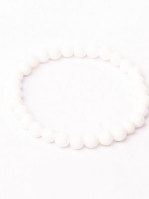 Vascavi Armband "Shell Edelstein", Made in Germany, Naturstein, Chakrastein, 6 mm oder 8 mm