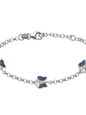 Vivance Armband "925/- Sterling Silber Schmetterling"