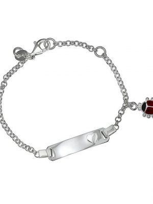 Vivance ID Armband "925/- Sterling Silber Marienkäfer", Identitätsarmband