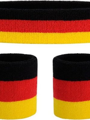 Waety Stirnband "Schweißband Set Sport Stirnband Handgelenk Streifen Schweißband Handtuch Sporttraining Basketball Armband Stirnband Feuchtigkeitstransport Stirnband"