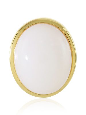 Weißer Opal-Silberanhänger (MONOSONO COLLECTION)